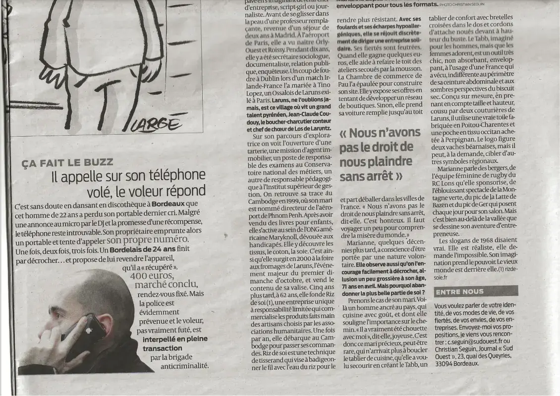 Article du Sud-Ouest 1 du 18 nov 2014.3