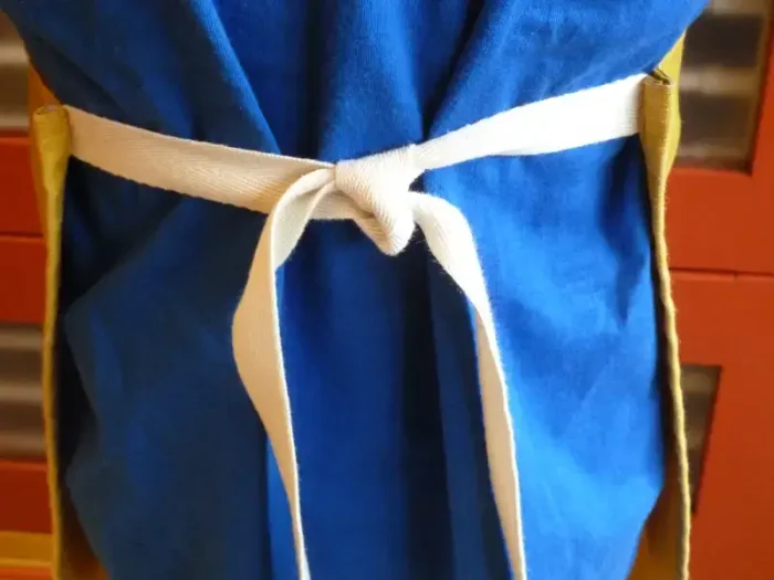 Tablier 6 ans POMPIERS jaune Bahia 4 atelier-béarnais