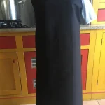 Tablier brodé 1 VACHE BEARNAISE noir 1 atelier-bearnais.fr