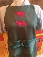 Tablier brodé de 2 VACHES BEARNAISES – Image 7