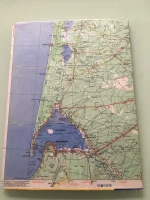 Carnet de dessin recouvert de la carte routière GIRONDE grand format 2 atelier-bearnais