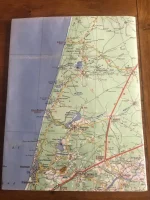 Carnet de dessin recouvert de la carte routière LANDES moyen format 2 atlier-béarnais