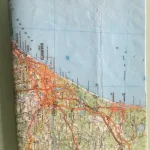 Carnet de dessin recouvert de la carte routière PAYS BASQUE moyen format 1