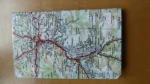 Carnet de notes recouvert de la carte routière BAGNERES-DE-BIGORRE moyen format 2 atelier-béarnais