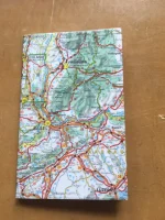 Carnet de notes recouvert de la carte routière COLMAR moyen format 1 atelier-béarnais