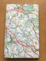 Carnet de notes recouvert de la carte routière DIJON moyen format 2 atelier-béarnais