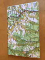 Carnet de notes recouvert de la carte routière BEDOUS grand format 2 atelier-béarnais