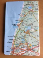 Carnet de notes recouvert de la carte routière DAX grand format 2 atelier-béarnais