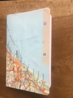 Carnet de notes recouvert de la carte routière PAYS BASQUE grand format 4 atelier-bearnais