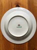 ASSIETTE-DEVINETTE à garbure HENRI IV vert tendre 2 atelier-bearnais