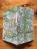 Carnet de notes recouvert de la carte routière BEDOUS moyen format 3