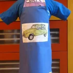 Tablier 6 ans 2CV bleu foncé 1 atelier-béarnais