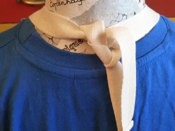 Tablier 6 ans LICORNE bleu canard 5 atelier-béarnais