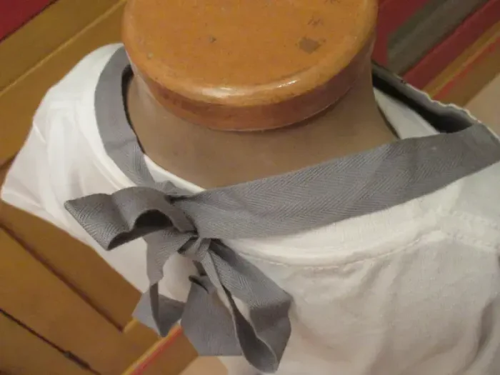 Tablier 8 ans LICORNE bleu canard 4 atelier-béarnais