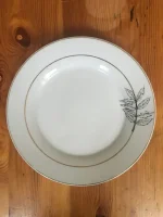 ASSIETTE-DEVINETTE à dessert FRENE blanche 1 atelier-bearnais