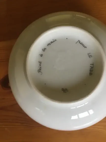 Bol VACHE BEARNAISE blanc 2 atelier-bearnais