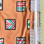 House de couette A SCRATCH lit 1,40 rouge brique 1 atelier-bearnais