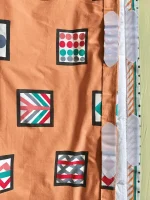 House de couette A SCRATCH lit 1,40 rouge brique 1 atelier-bearnais