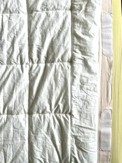 House de couette A SCRATCH lit 1,60 rose pâle 1 atelier-bearnais