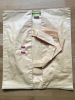 Porte-gateaux toile enduite brodée 2 VACHES BEARNAISES 2 atelier-bearnais